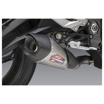 Yoshimura AT2 Street Slip-On Exhaust for Triumph Street Triple RS